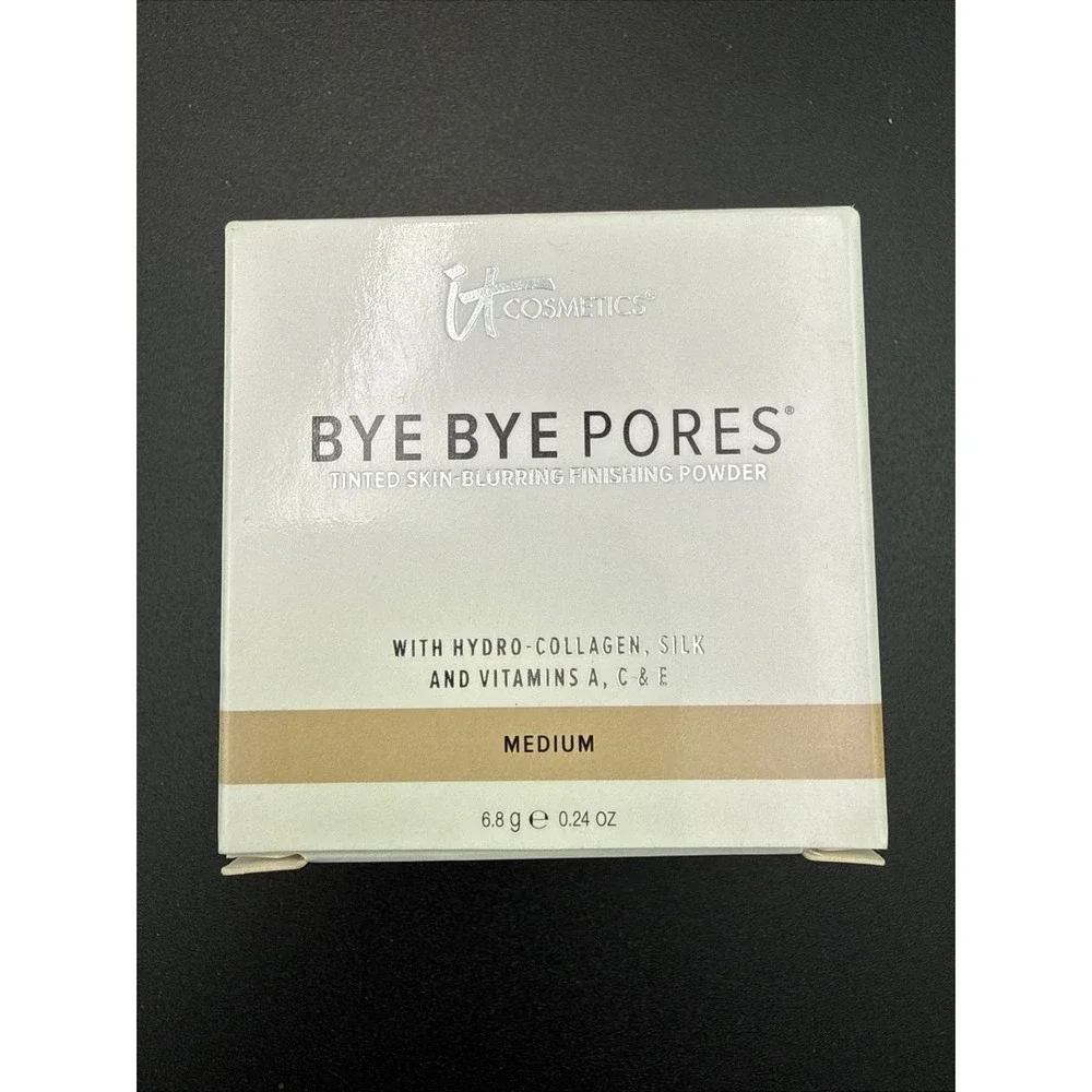 It Cosmetics Bye Bye Pores Tinted Skin-Blurring Finishing Powder Medium Sealed